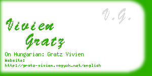 vivien gratz business card